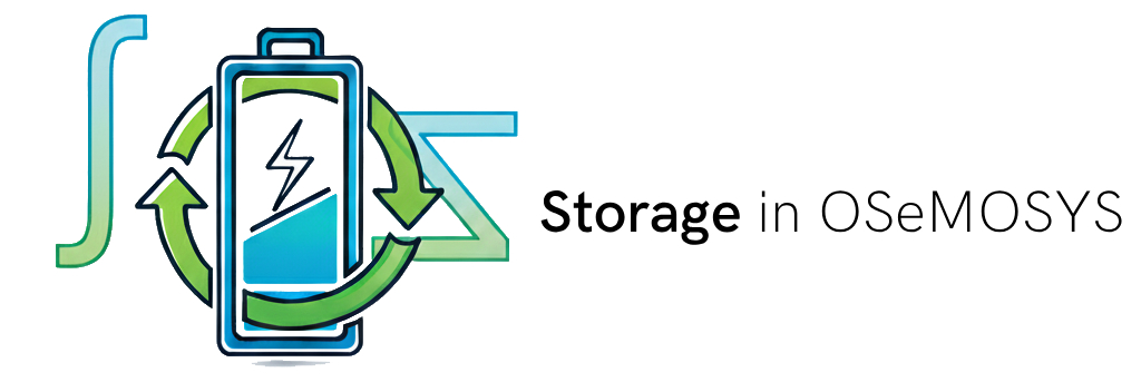 Storage in OSeMOSYS logo